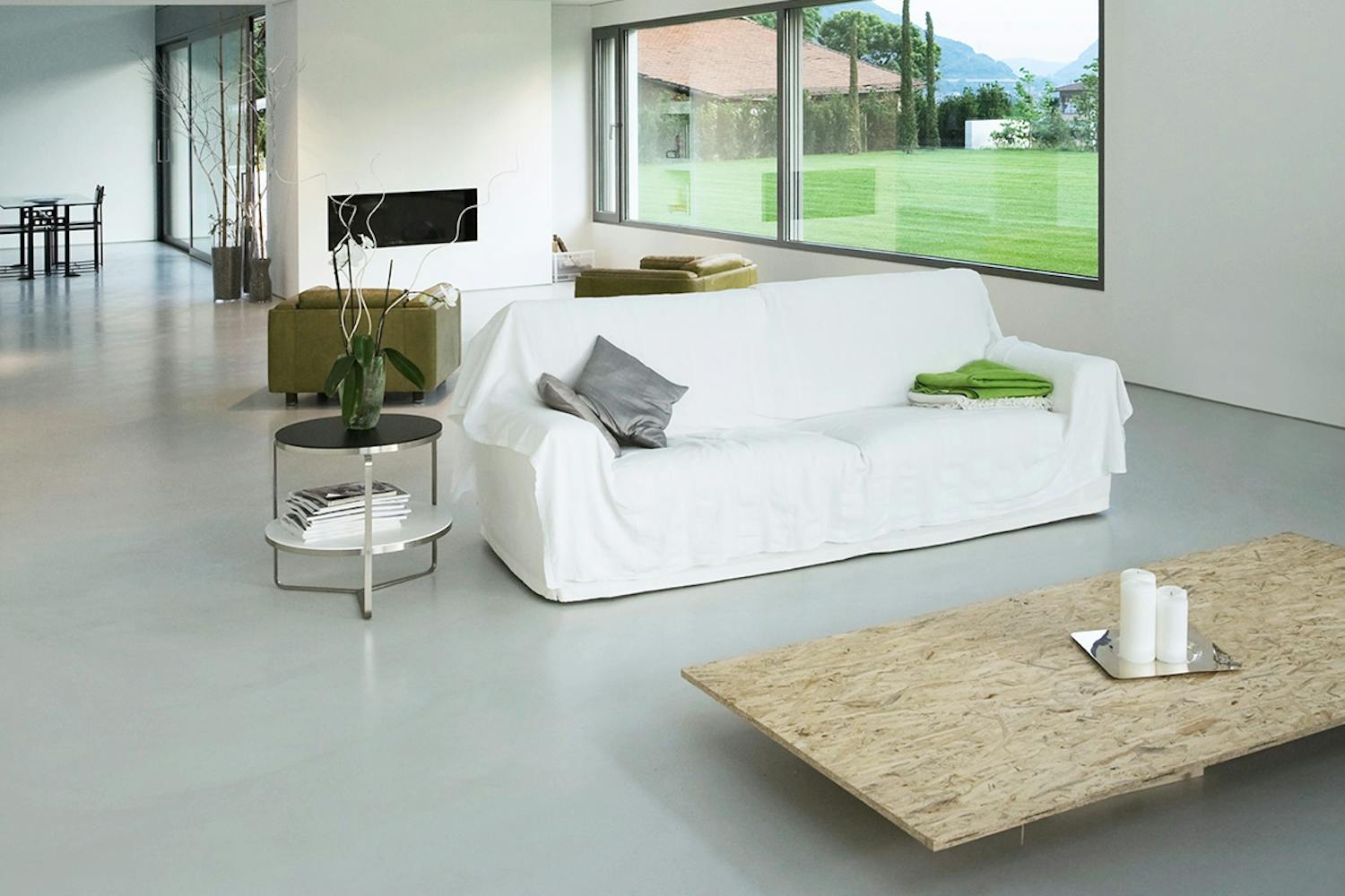 Epoxy gulv i stua Epoxy gulv i stua